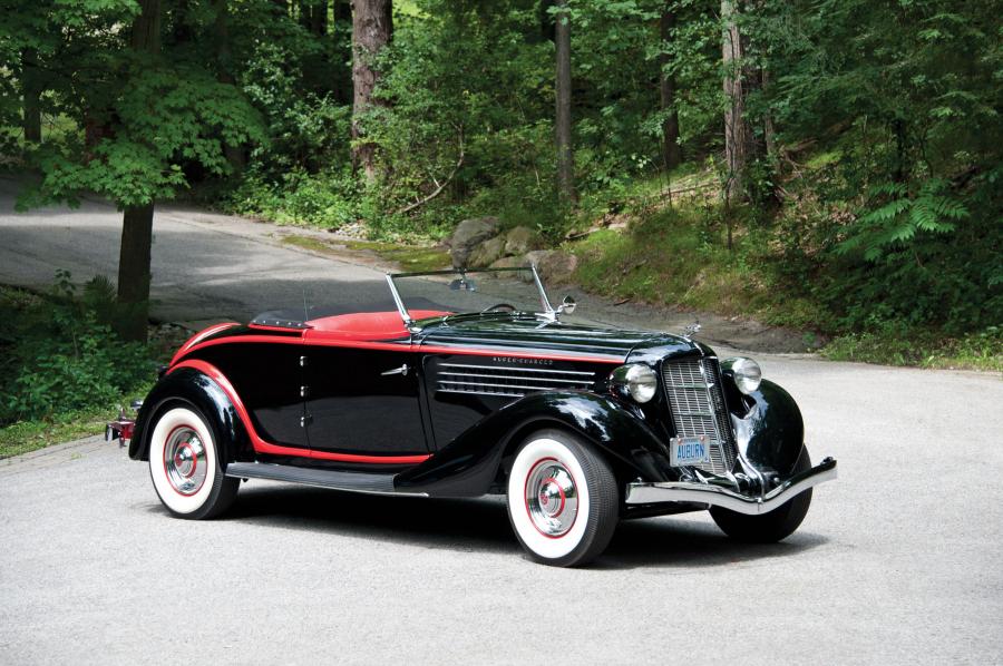  Auburn 851 Supercharged Dual Ratio Cabriolet 1935 года  (фото 16 из 28)